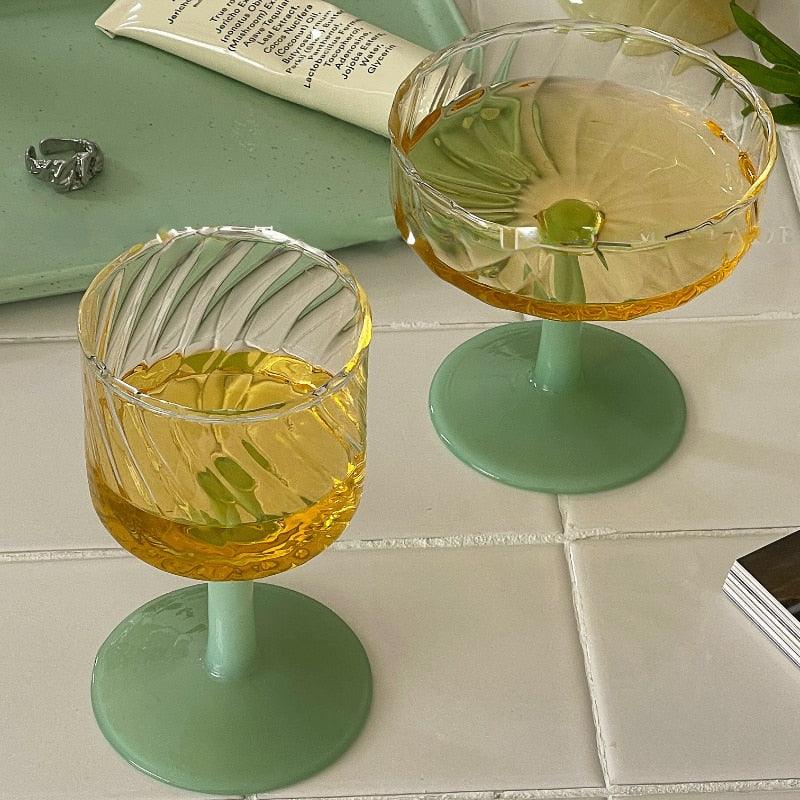 1PC Wine Party Champagne Cocktail Glass Flutes Goblet Beer Glass Whiskey Cups Cocktail Glass Shot Glasses Wine Glasses - Brooklyn Home - 0
