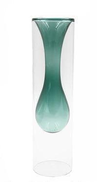 Double Layered Pastel Glass Vases - Brooklyn Home - Vases