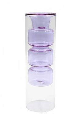 Double Layered Pastel Glass Vases - Brooklyn Home - Vases