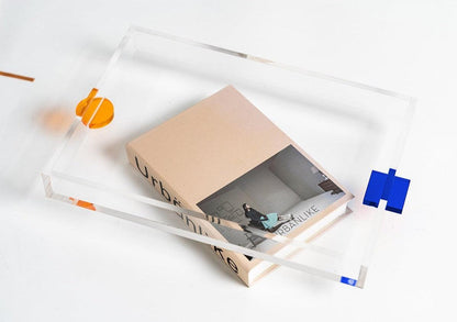 Crystal Clear Acrylic Tray - Brooklyn Home - Serving Trays