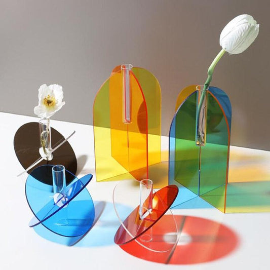 Color Fusion Vial Vase - Brooklyn Home - Vases